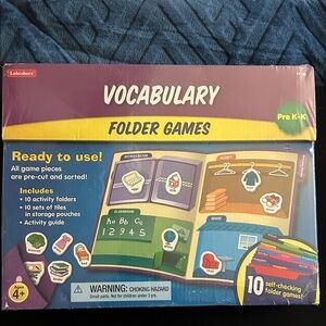 Lakeshore Vocabulary Folder Games